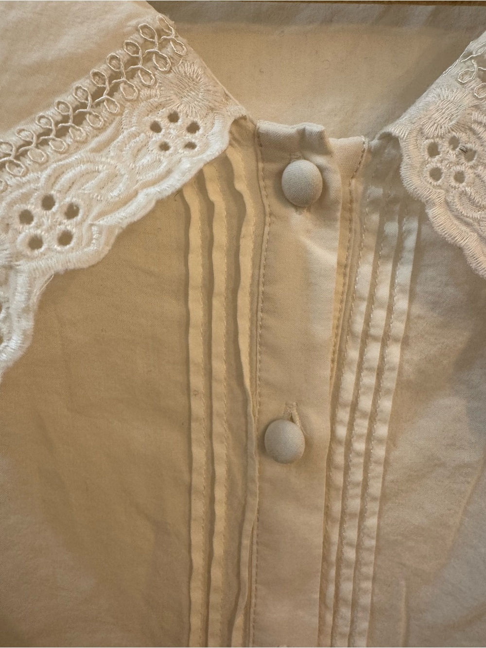 Reformation Cream Button-Up Top - Picture 5 of 10